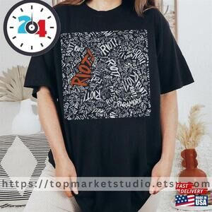 Paramore Tour  Shirt Doodle Art Unisex Classic